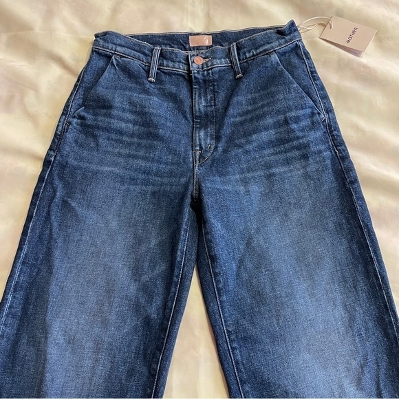 NEW! MOTHER- The Dodge Prep Ankle Jeans in Mid Wash Yee Haw Size 26 - Picture 3 of 9